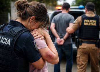 Mulher é agredida com tapas e pedrada em plena rua no Alto Cascavel