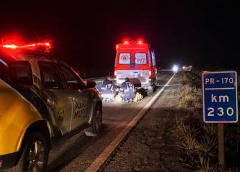 Mulher morre após ser atropelada na PR-170; motorista fugiu sem prestar socorro