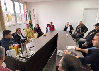 CONSEG reúne lideranças e forças de segurança em encontro no Corpo de Bombeiros de Guarapuava