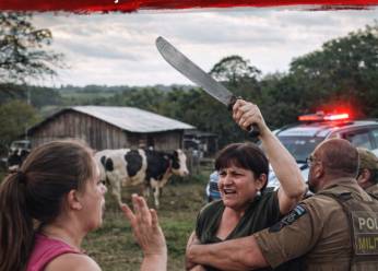 Discussão por dinheiro de leite termina em ameaça com facão no interior de Pitanga