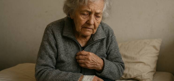 Alerta em Guarapuava: idosa de 83 anos é encontrada sem cuidados após queda