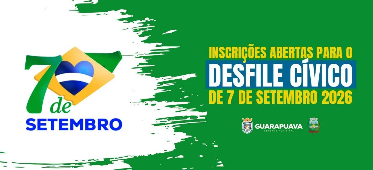Instituições já podem se inscrever para o Desfile Cívico de 7 de Setembro 