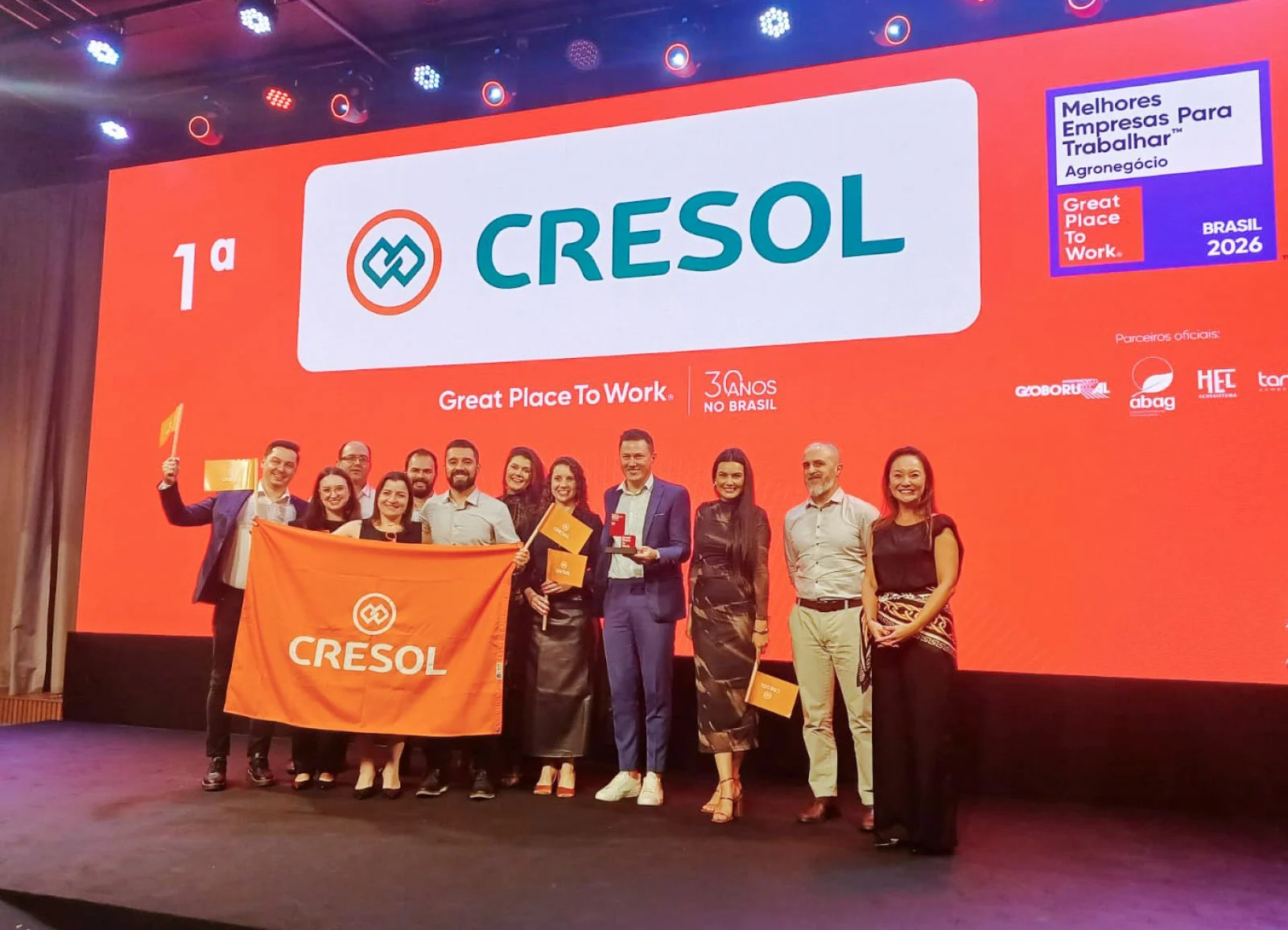 GPTW: Cresol é eleita Melhor Empresa para Trabalhar no Agronegócio