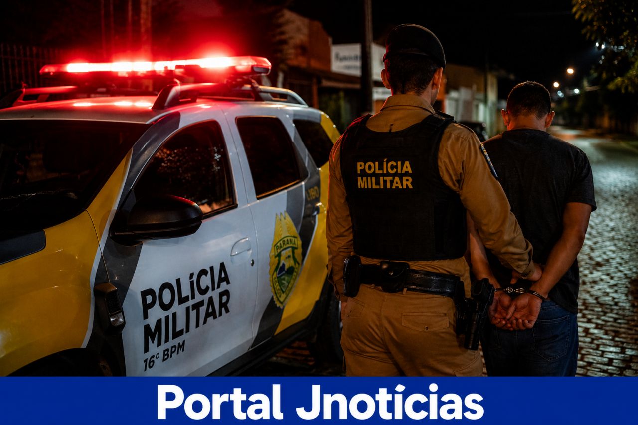 Filho é preso após ameaçar matar a própria mãe, tentar incendiar carro e descumprir medida protetiva em Guarapuava