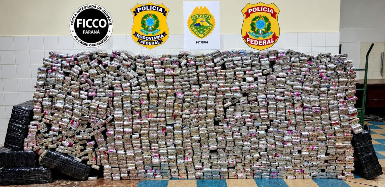 Operação OMNIS apreende mais de uma tonelada de maconha avaliada em R$ 2 milhões na BR-277