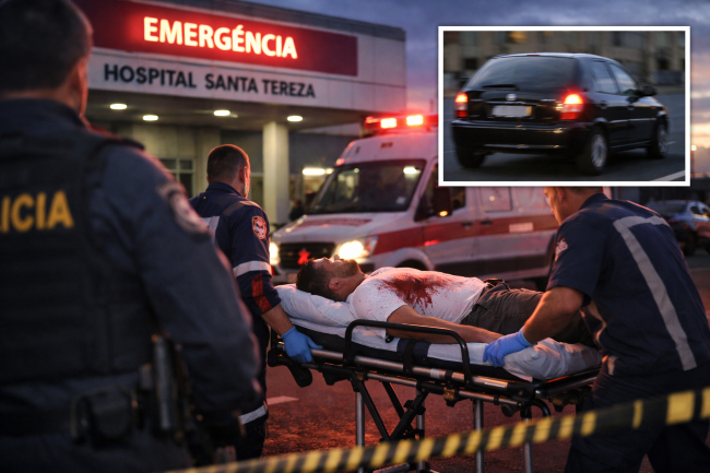 TENTOU FUGIR, MAS FOI BALEADO: HOMEM É ATINGIDO POR TIRO EM GUARAPUAVA