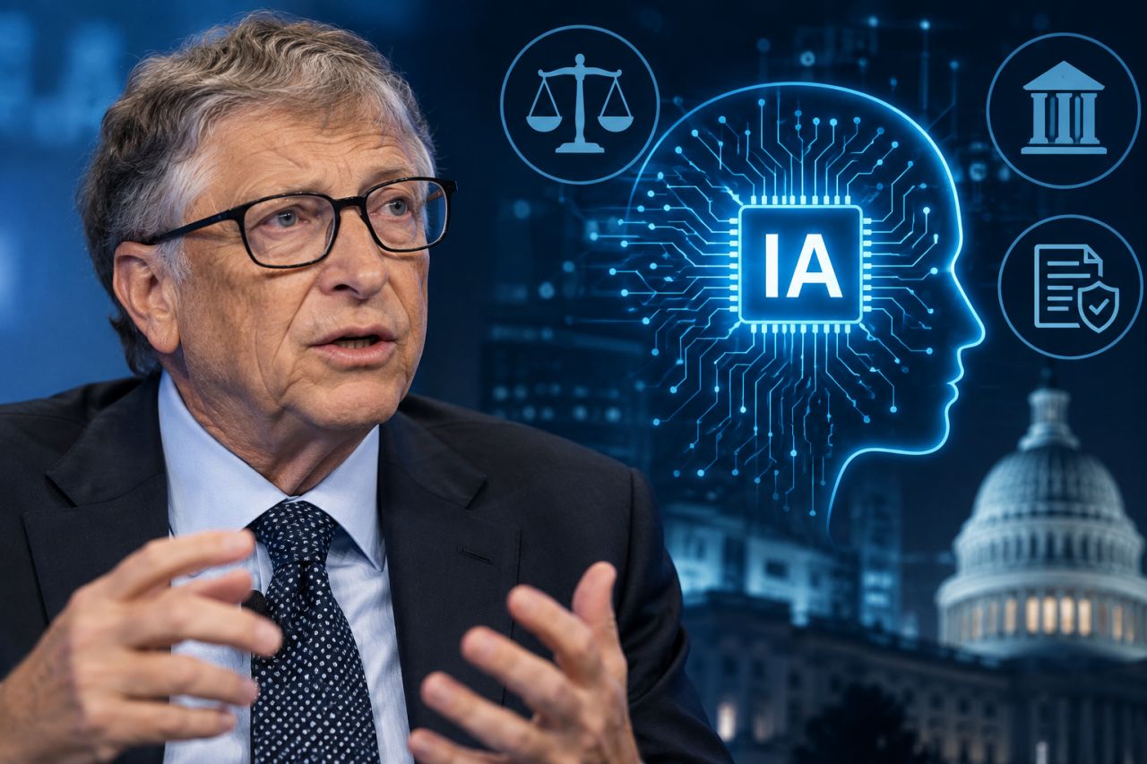 Bill Gates pede regulamentação obrigatória da inteligência artificial e alerta para riscos