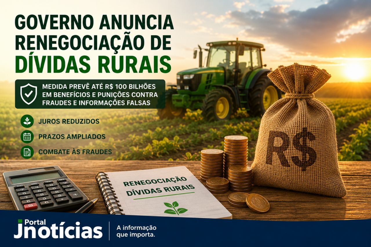 Governo edita MP para renegociar até R$ 100 bilhões em dívidas rurais e endurece punições contra fraudes