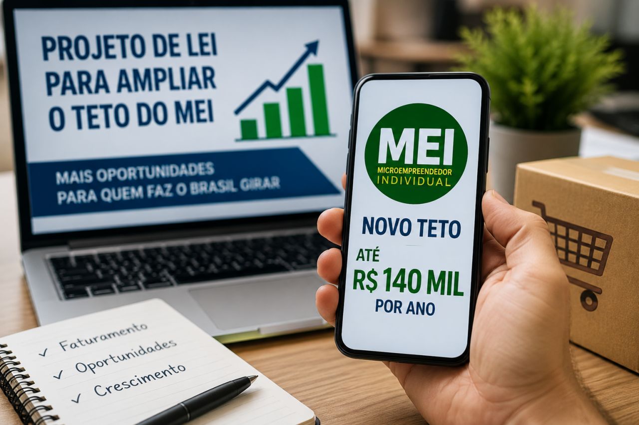 Novo teto do MEI pode subir para R$ 140 mil por ano; governo Lula envia projeto ao Congresso