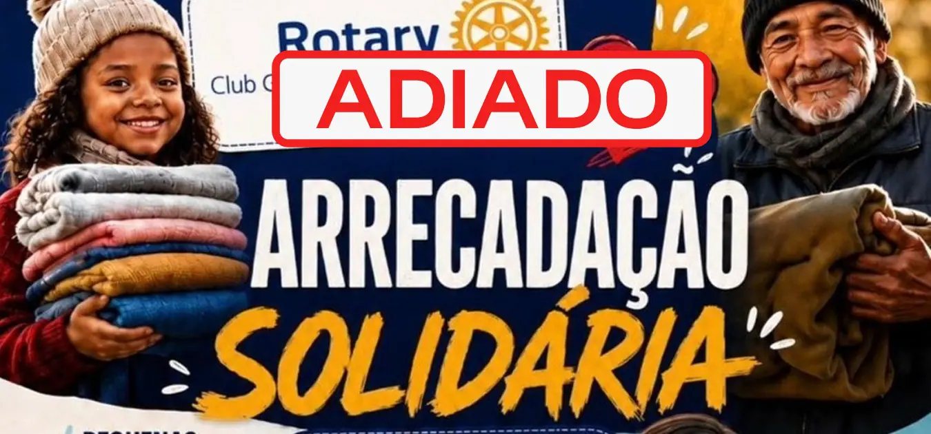 29ª edição da Arrecadação Solidária é adiada para o próximo sábado (27)