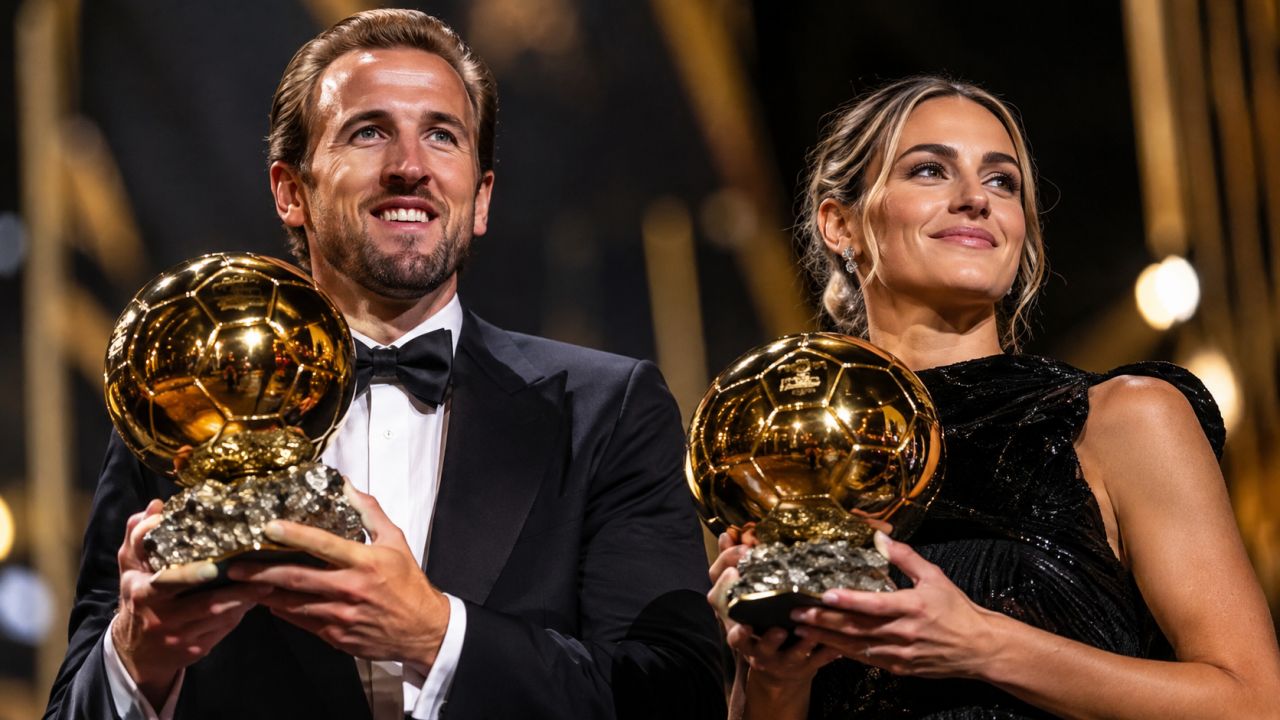 Bola de Ouro 2026: Harry Kane é eleito melhor do mundo e Alexia Putellas conquista o tricampeonato