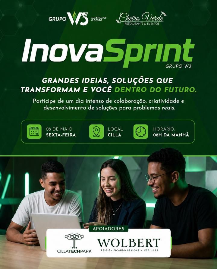 Grandes ideias nascem de desafios reais.