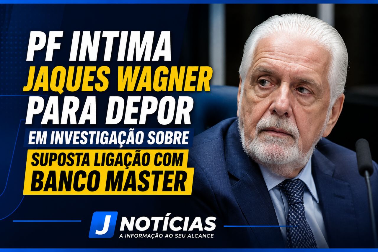 PF intima Jaques Wagner para depor em investigação sobre suposta ligação com Banco Master