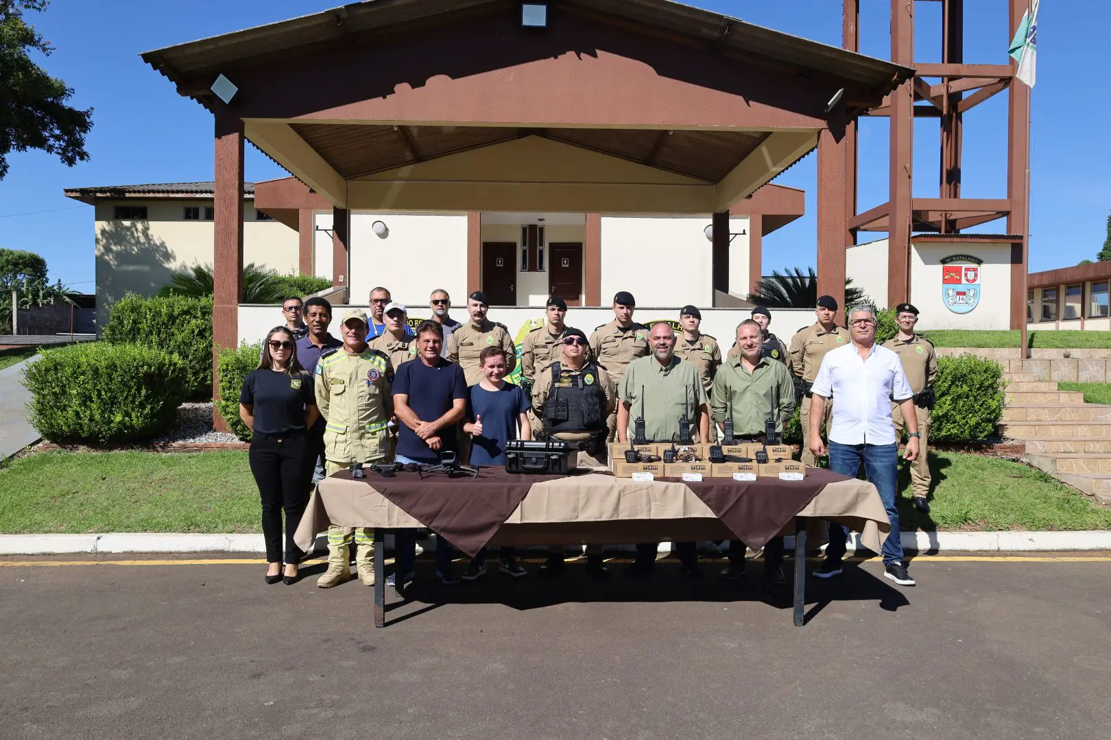 16º Batalhão da PM recebe novos equipamentos para reforçar a segurança em Guarapuava