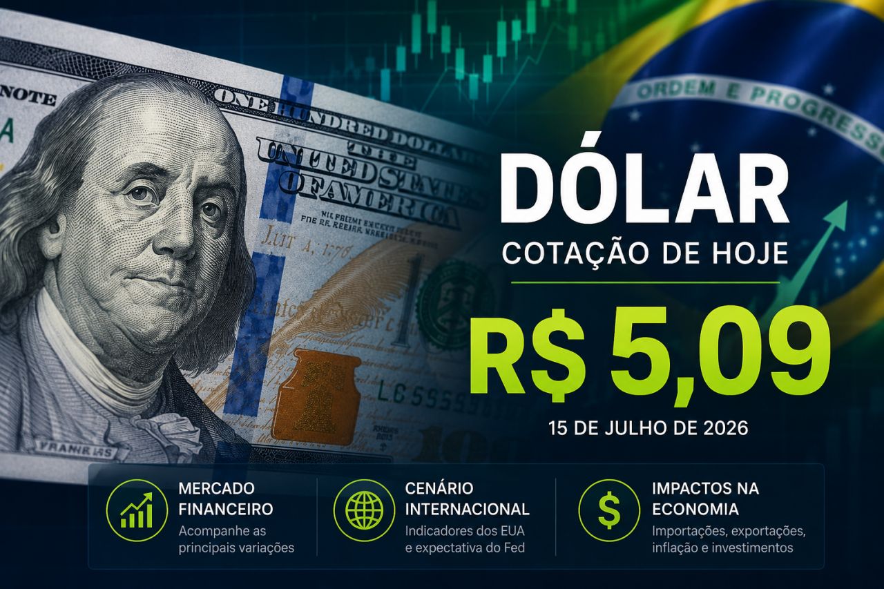 Dólar abre próximo de R$ 5,09 e mercado acompanha cenário econômico global