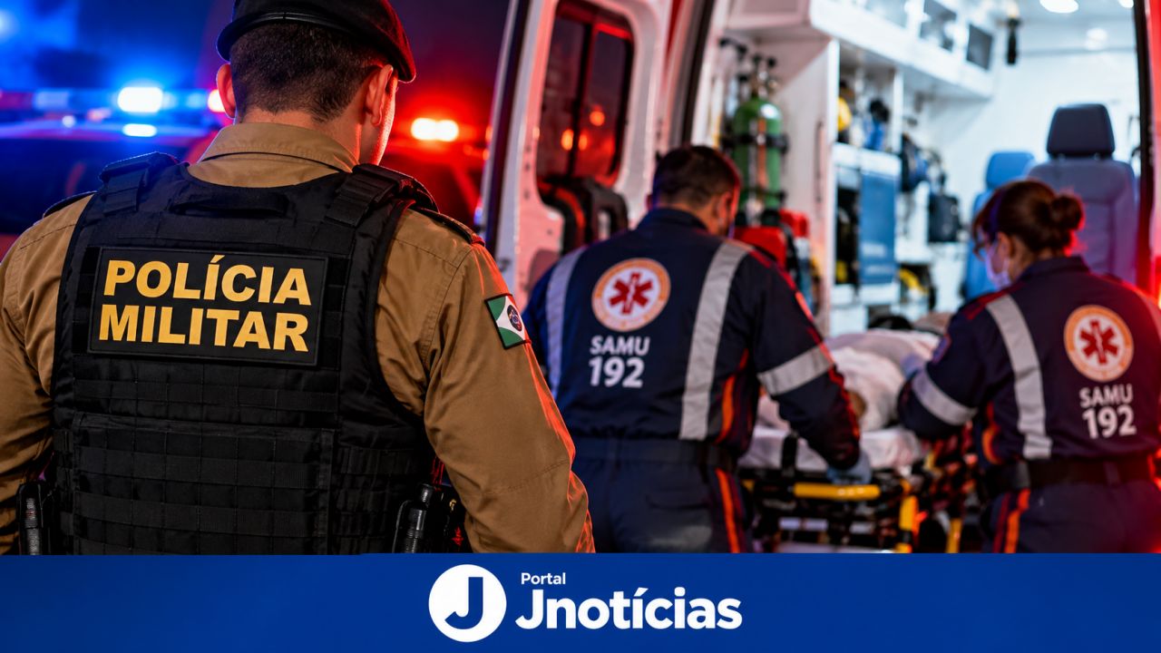 Homem de 33 anos em surto mobiliza SAMU e Polícia Militar em Guarapuava