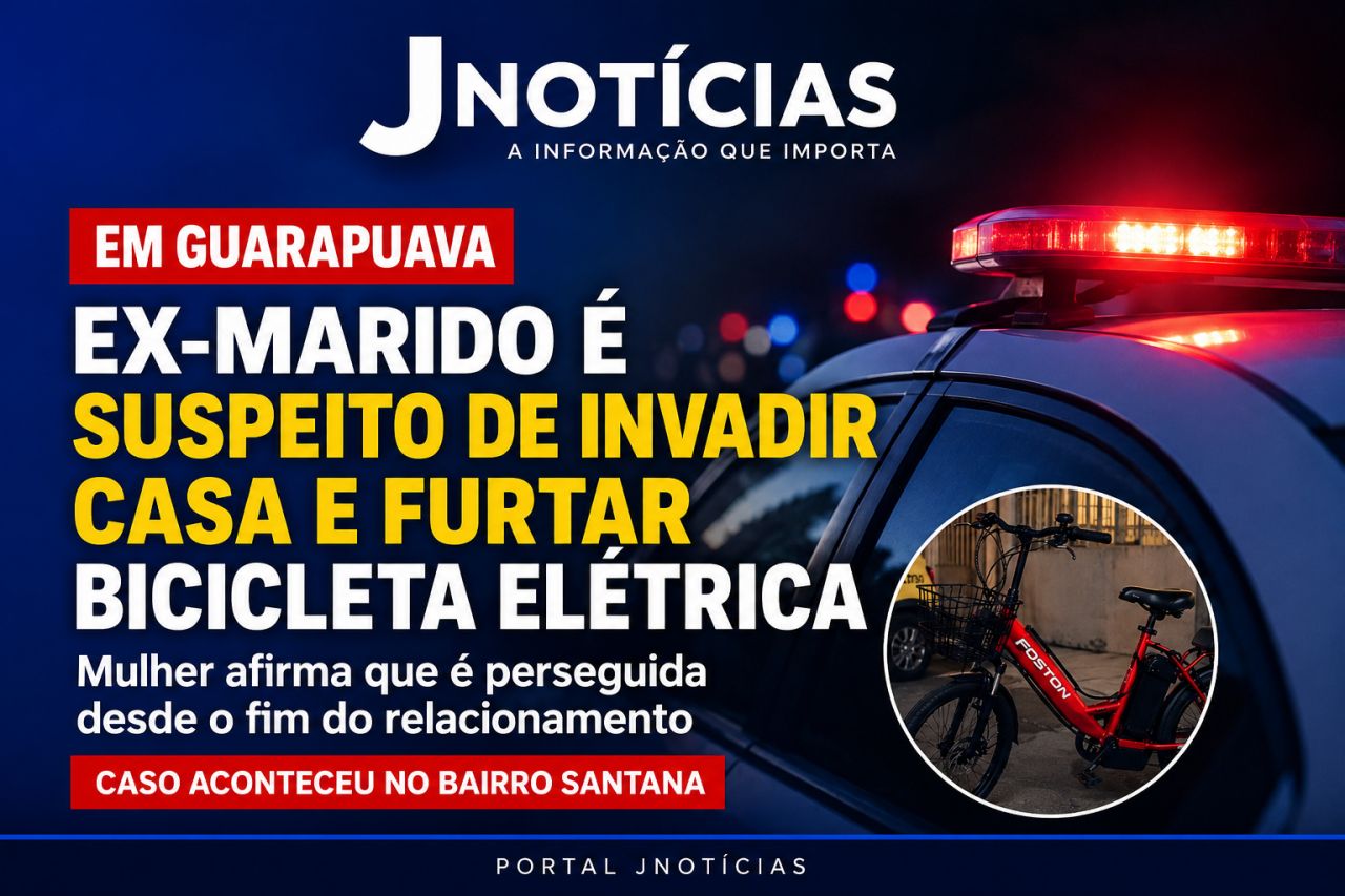 Ex-marido é suspeito de invadir casa e furtar bicicleta elétrica de mulher em Guarapuava