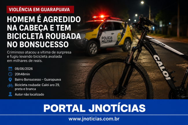 Ataque Relâmpago no Bonsucesso: Homem é Derrubado e Tem Bicicleta Levada por Assaltante